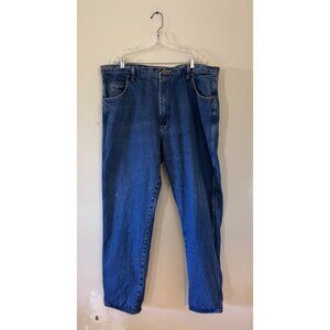 Cabela's Mens 42 X 34 Denim Blue Jeans Flannel Lined Outdoors Hunting Hiking